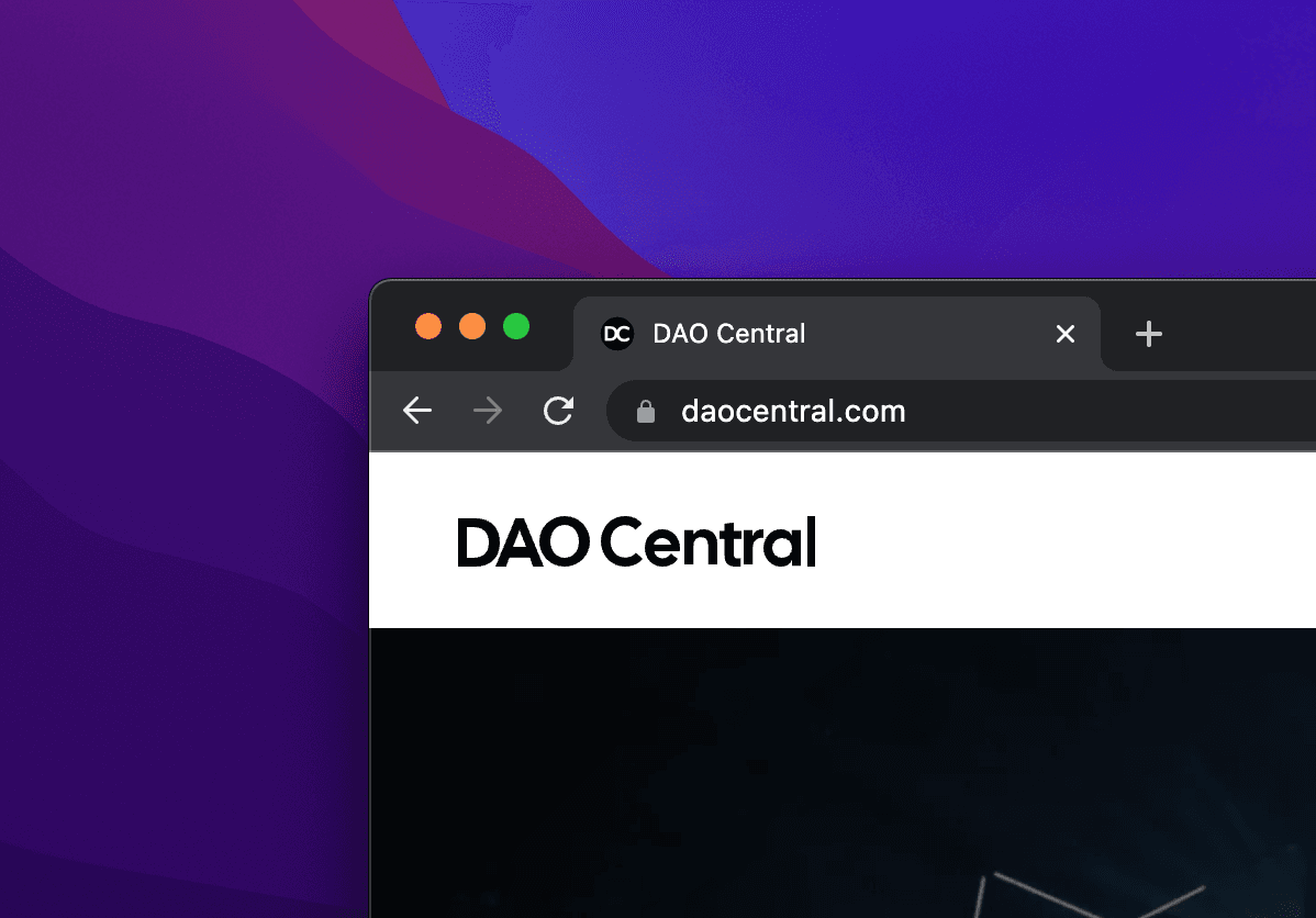 Introducing DAO Central