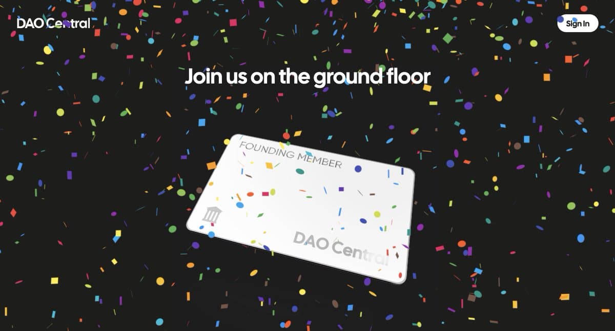 Congrats @steventey and the @DAOCentral team! Excited to mint a founding member nft and join the community 🎉  