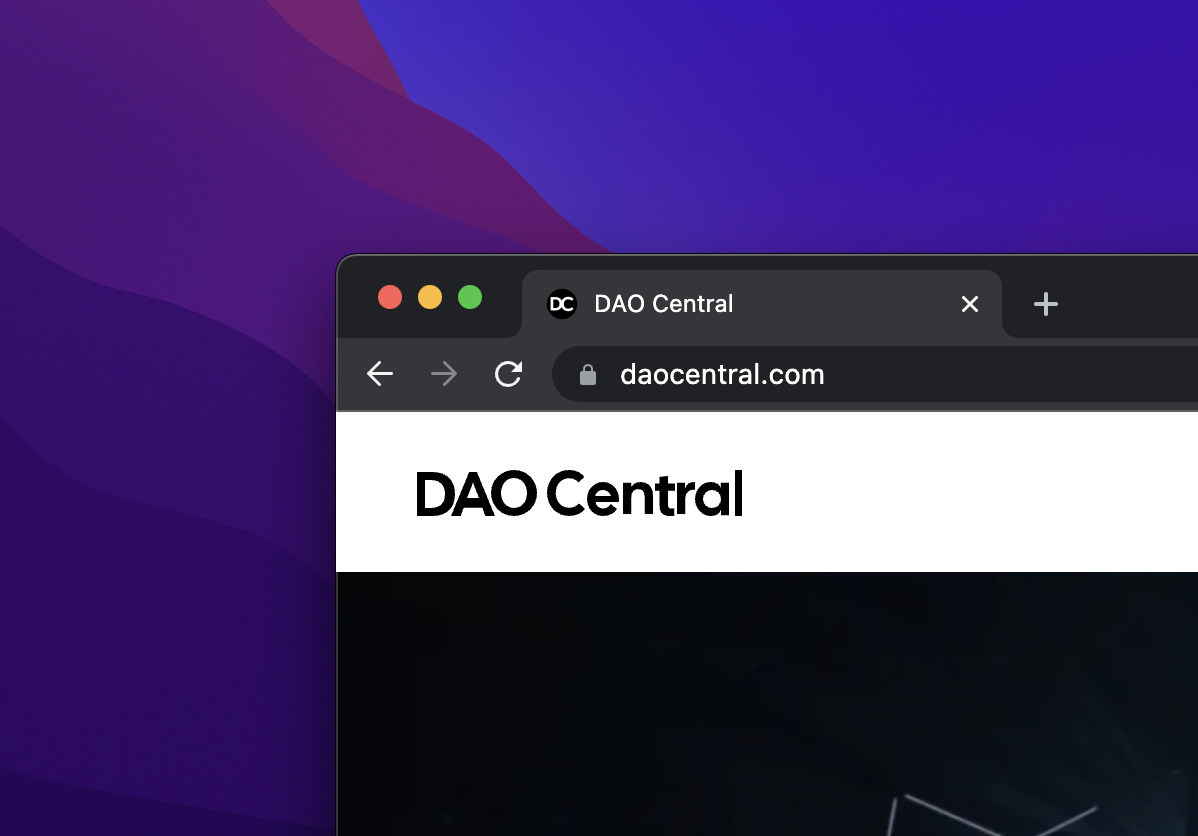 Introducing DAO Central