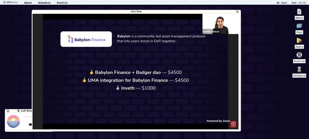 🏆  #HackMoney2022 Winners 

🥇  Babylon Finance + Badger dao  - $4,500

<a style='color: rgb(29,161,242); font-weight:normal; text-decoration: none' href='https://showcase.ethglobal.com/hackmoney2022/babylon-finance-badger-dao-44yib' target='_blank'>showcase.ethglobal.com/hackmoney2022/…</a> by @VictorSanchez

🥇  UMA integration for Babylon Finance  - $4,500

<a style='color: rgb(29,161,242); font-weight:normal; text-decoration: none' href='https://showcase.ethglobal.com/hackmoney2022/uma-integration-for-babylon-finance-xvzpb' target='_blank'>showcase.ethglobal.com/hackmoney2022/…</a>

🥉  Inveth - $1,000

<a style='color: rgb(29,161,242); font-weight:normal; text-decoration: none' href='https://showcase.ethglobal.com/hackmoney2022/inveth-h58r8' target='_blank'>showcase.ethglobal.com/hackmoney2022/…</a>

#DeFi 