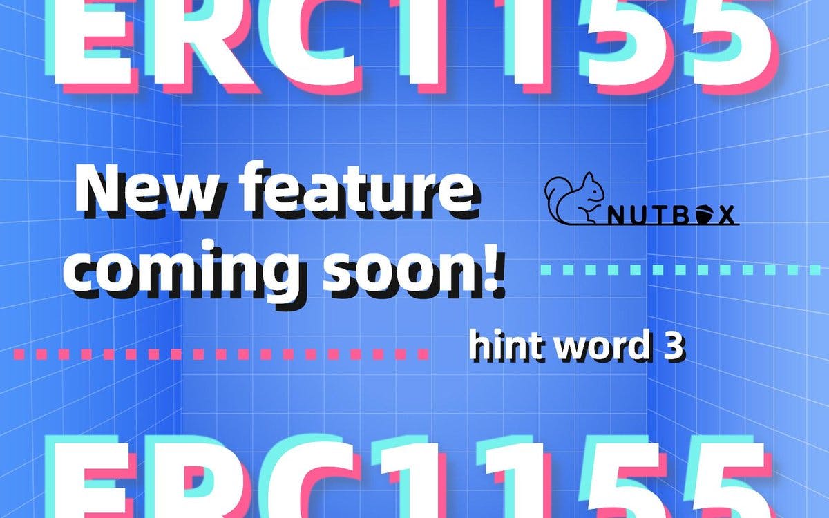 GM my friends! Hope you all have a good weekend. 😀
Our busy squirrel is working on new feature again!
No.3 hint word: ERC1155
It will open to public sooooon!!! 🎉🎉🎉 