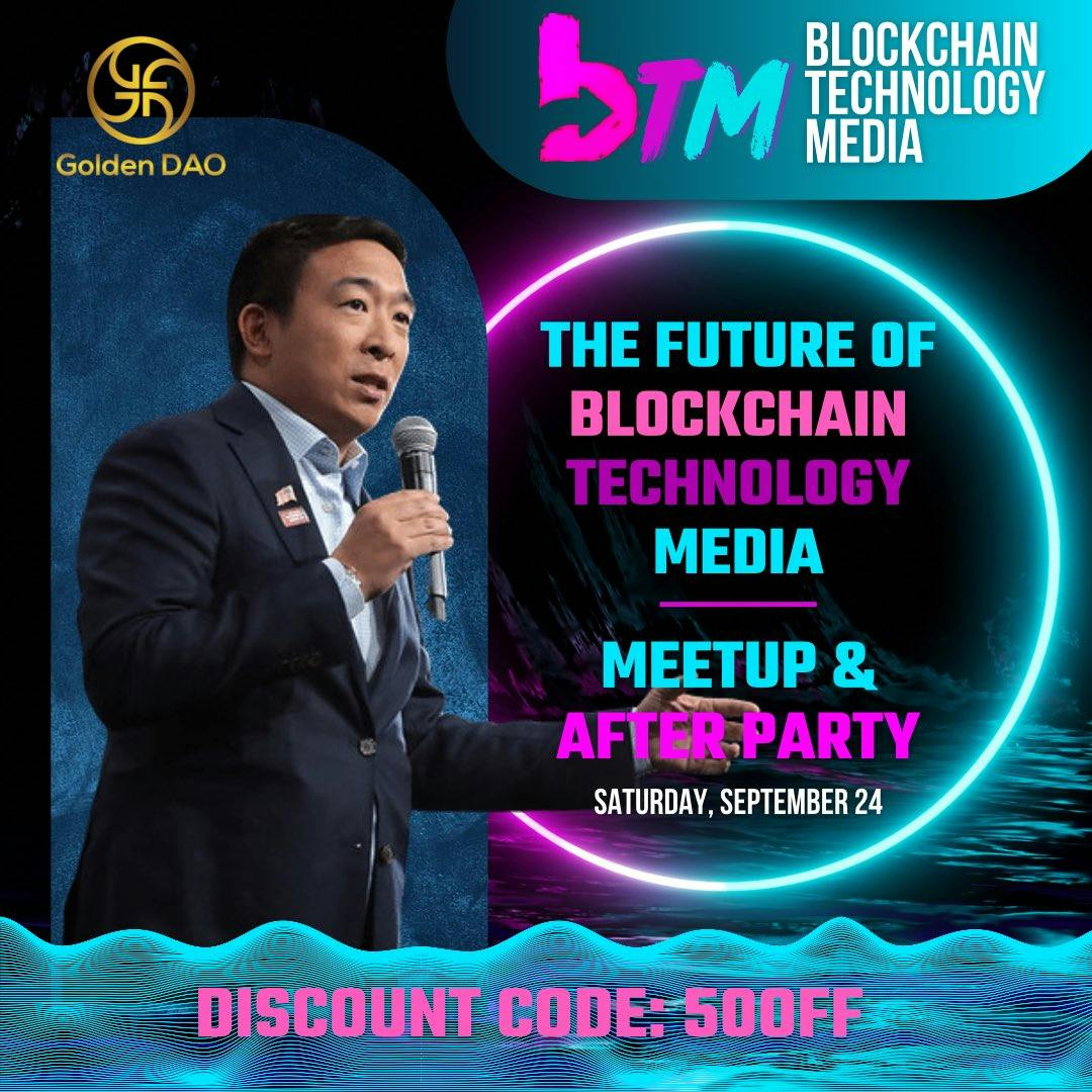 Who’s ready for BTM Houston this Saturday?! 🥳 Meet up with the team and @AndrewYang and celebrate with us after! Special thanks to our incredible sponsor @gate_io 🙏🤩👊
GRAB YOUR TIX 🎟️ NOW: <a style='color: rgb(29,161,242); font-weight:normal; text-decoration: none' href='http://www.btmhouston.com' target='_blank'>btmhouston.com</a> 
