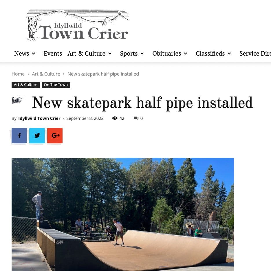 We did it Joe 🛹🛹

next summer, we shred.
<a style='color: rgb(29,161,242); font-weight:normal; text-decoration: none' href='https://idyllwildtowncrier.com/2022/09/08/new-skatepark-half-pipe-installed' target='_blank'>idyllwildtowncrier.com/2022/09/08/new…</a> 