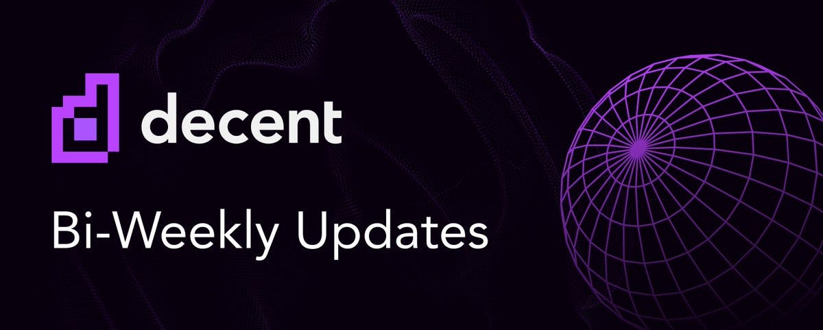 Hey everyone 👋🏽

Decent is hosting its Bi-Weekly Update call today at 3pm EST. This community event highlights the latest on Decent DAO's initiatives and operations. 🛠️

Event link👇🏽 🚀 
<a style='color: rgb(29,161,242); font-weight:normal; text-decoration: none' href='https://discord.gg/4RW8cF6h?event=1021415531703705691' target='_blank'>discord.gg/4RW8cF6h?event…</a>
#defi #web3community #DAO 