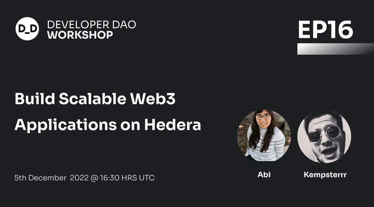 🗣️  Last call for all our #Hedera build000rs!

Tomorrow @ 4:30pm UTC, join us @ridley___, Dev Evangelist for @hedera at @swirldslabs, for a workshop sesh on.....

Building Scalable #Web3 Apps on Hedera.

RSVP on YT to avoid missing out <a style='color: rgb(29,161,242); font-weight:normal; text-decoration: none' href='https://buff.ly/3Vplarg' target='_blank'>buff.ly/3Vplarg</a> 